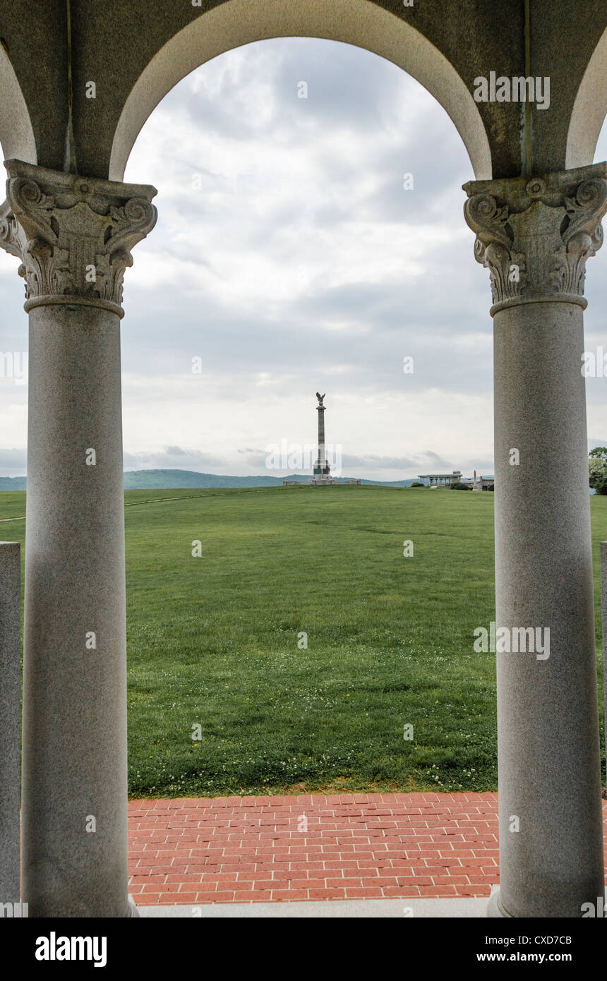Mémorial du Maryland à Antietam National Battlefield Banque D'Images