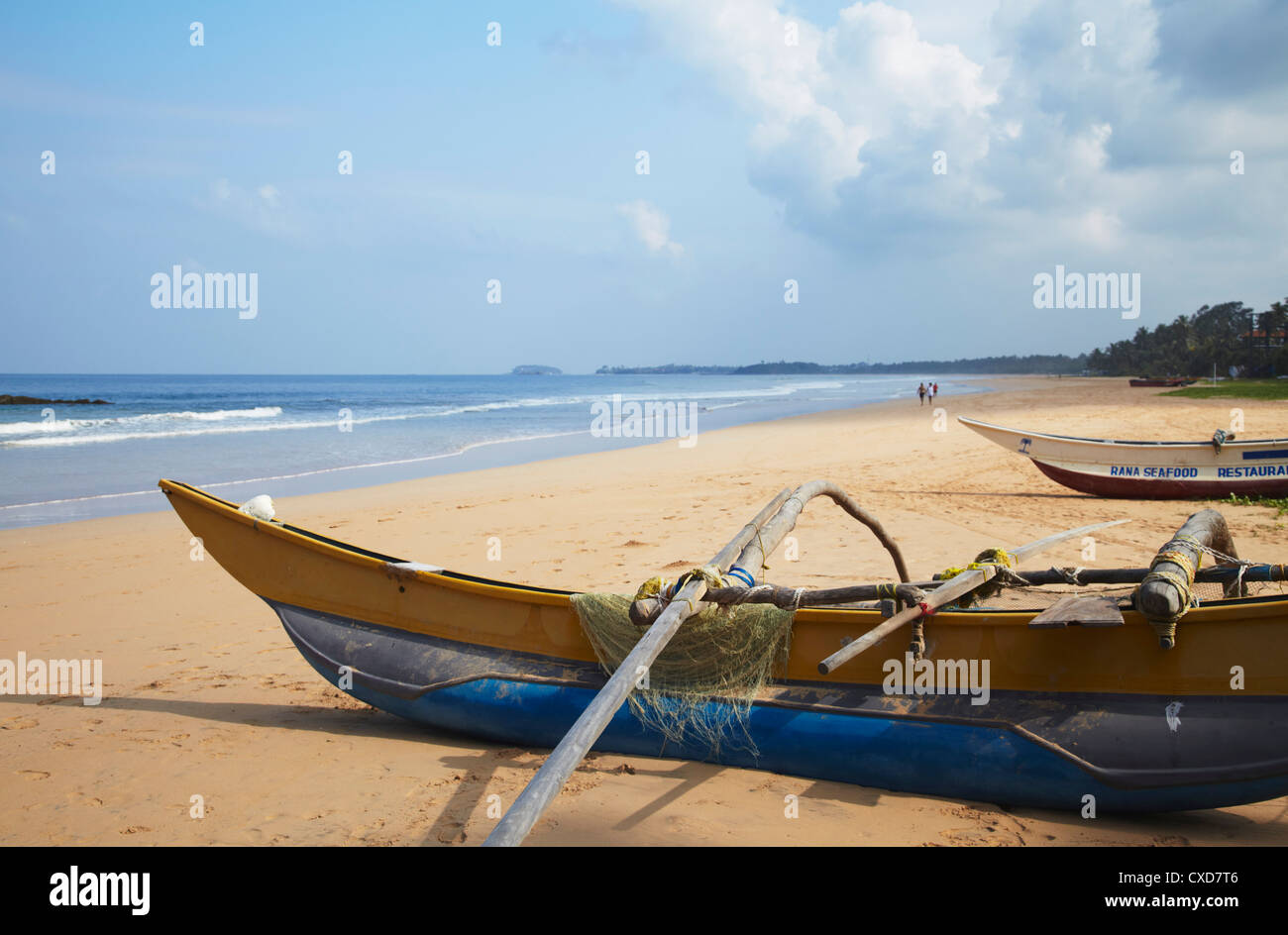 Bentota Beach, province de l'Ouest, au Sri Lanka, en Asie Banque D'Images