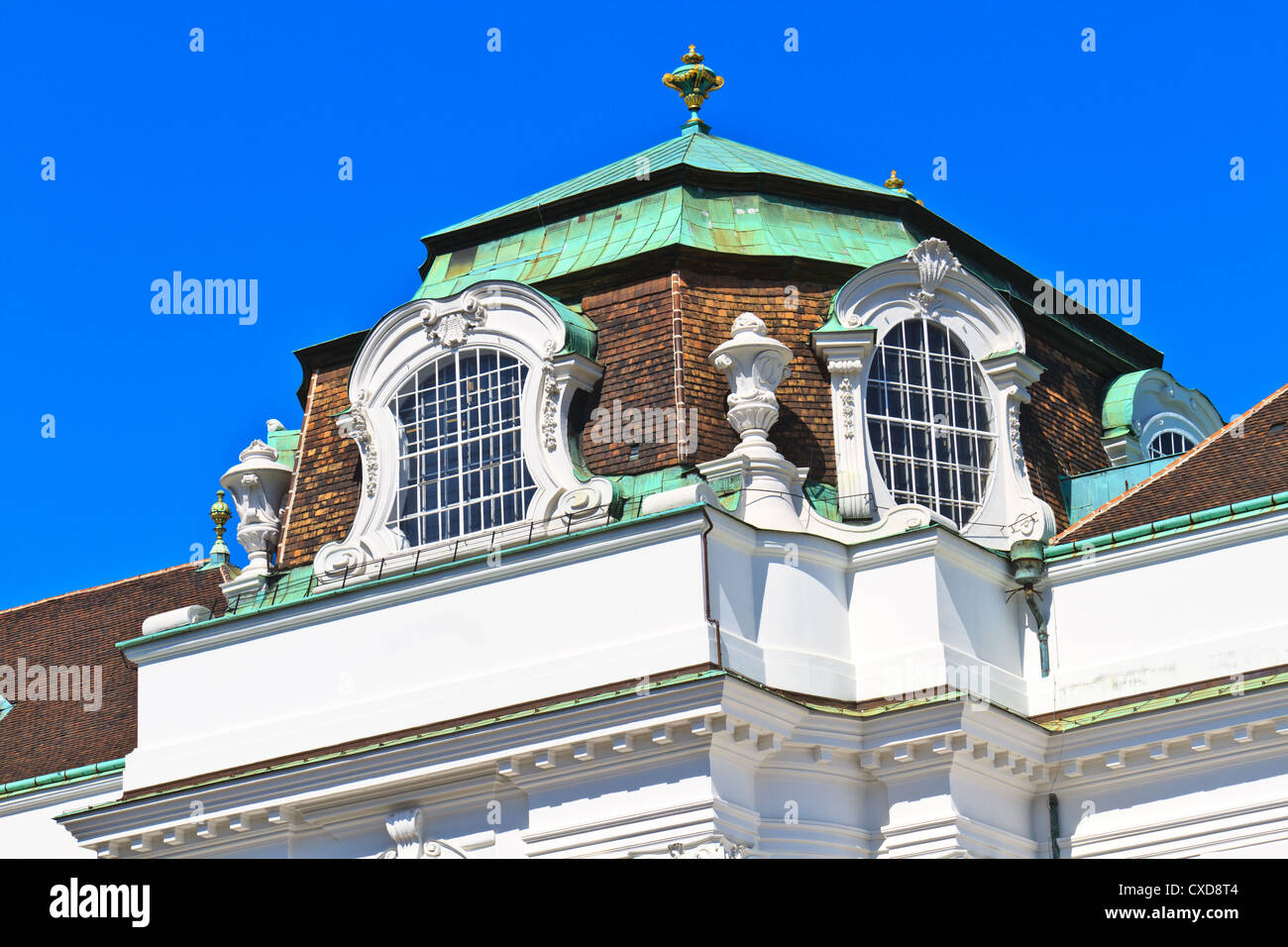 Palais impérial Hofburg de Vienne, Autriche Détails architecturaux Banque D'Images