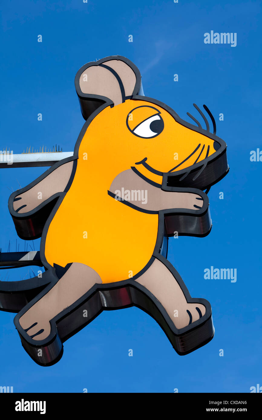 À partir de la souris les enfants TV show "endung mit der Maus", la station de radiodiffusion arcades WDR, Cologne, Germany, Europe Banque D'Images