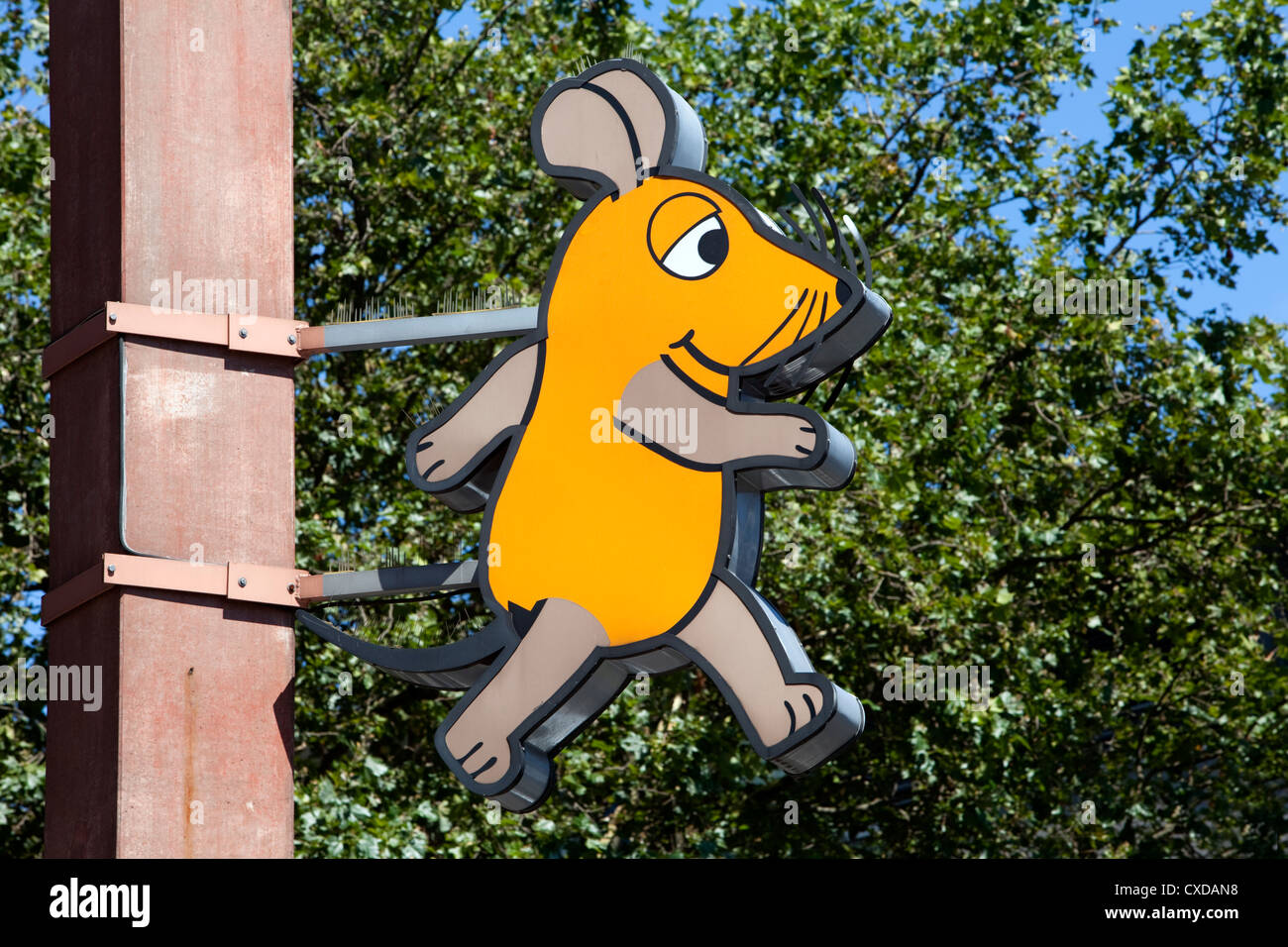 À partir de la souris les enfants TV show "endung mit der Maus", la station de radiodiffusion arcades WDR, Cologne, Germany, Europe Banque D'Images