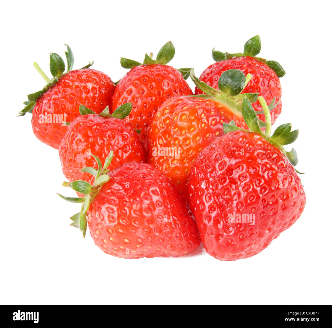 Fraises fraîches Banque D'Images