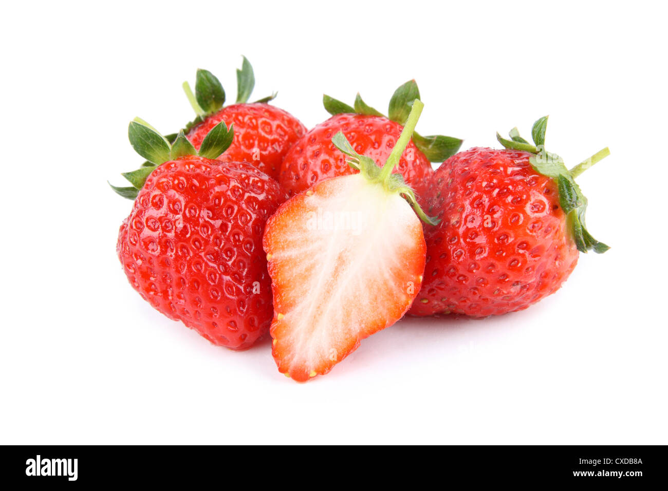 Fraises fraîches Banque D'Images