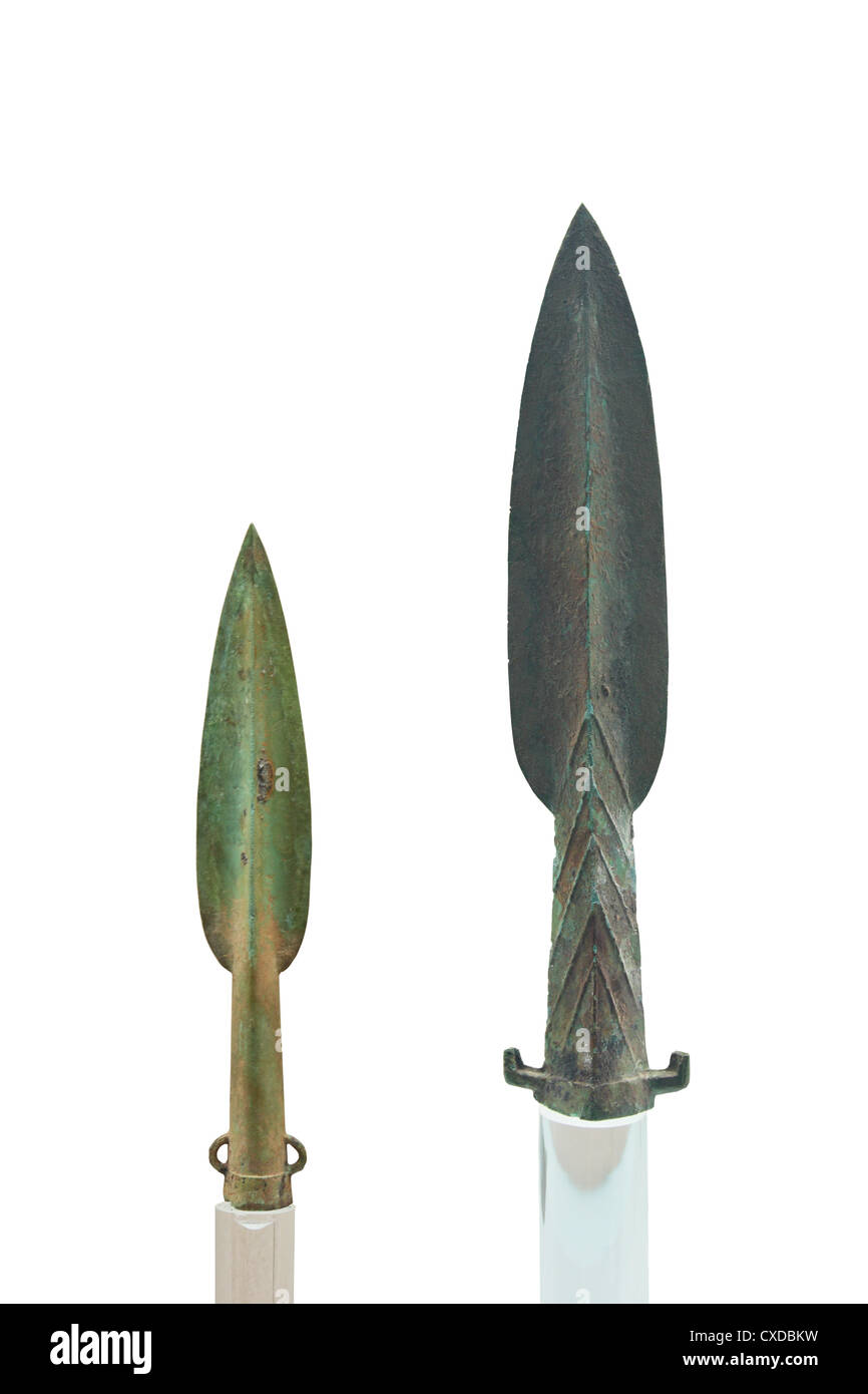 Pointe de flèches parthes bronze AFG92A. Royaume indo-parthe, trouvées en  Afghan