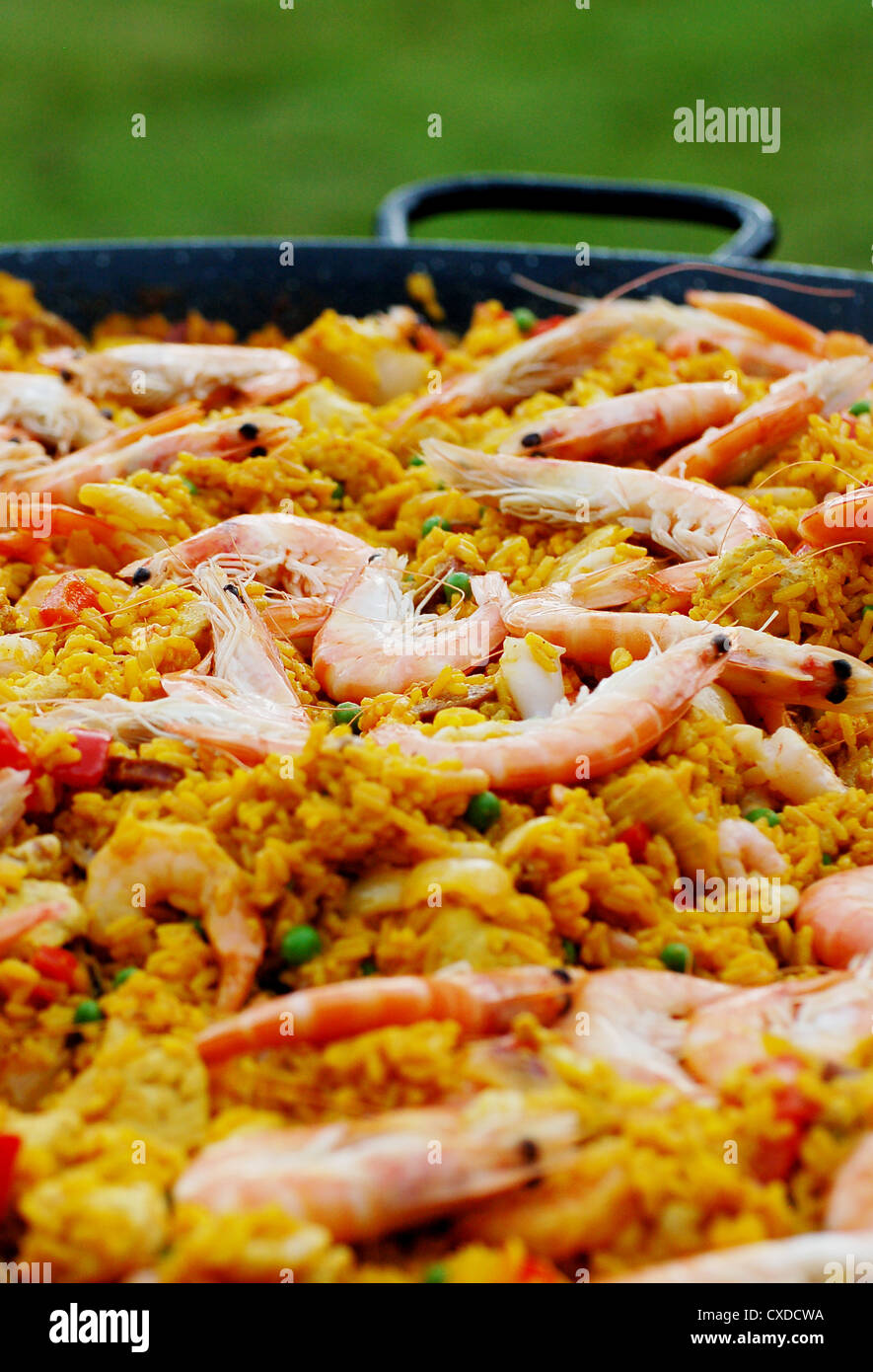 paella de près Banque D'Images