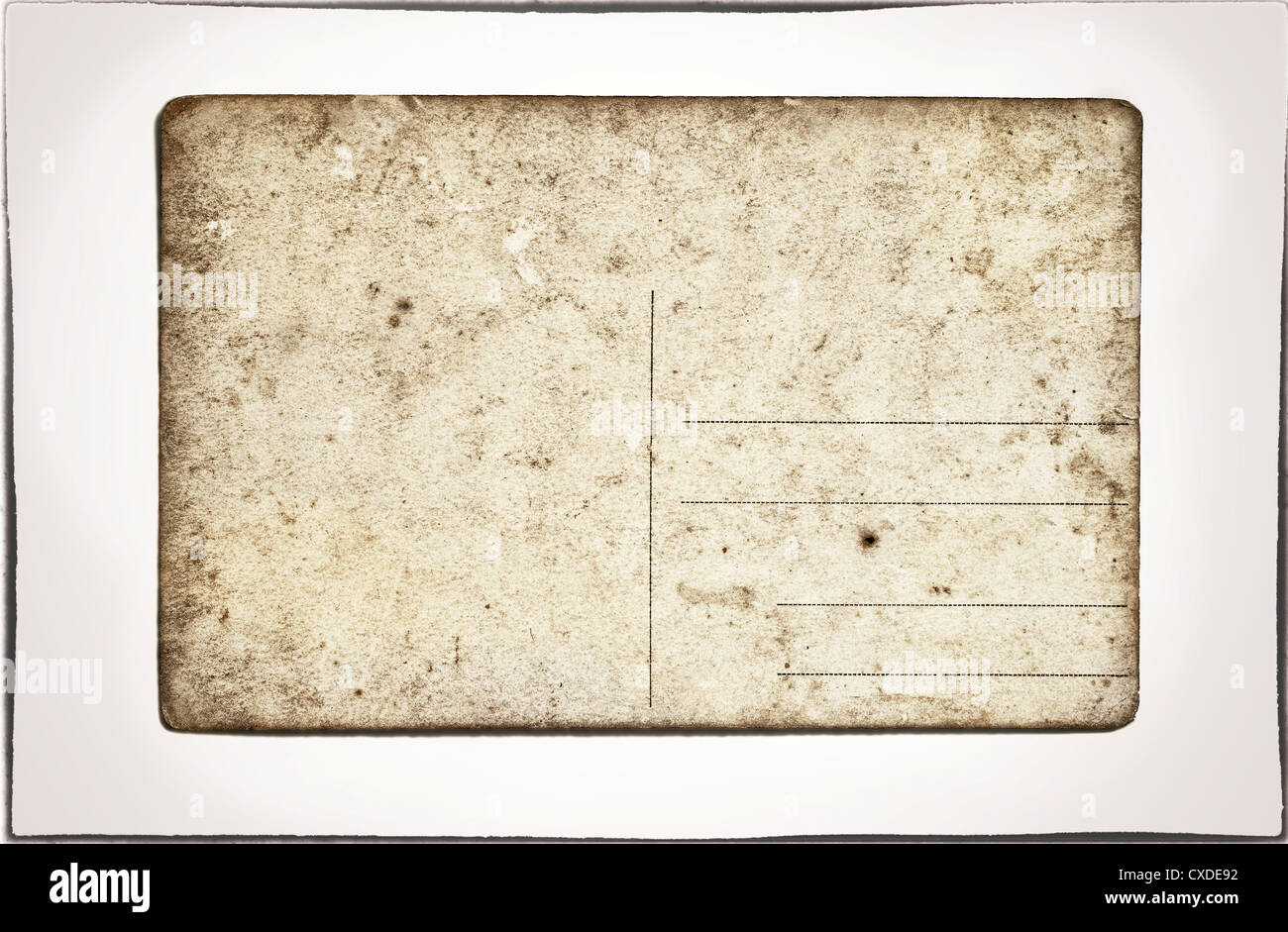 carte postale ancienne Banque D'Images