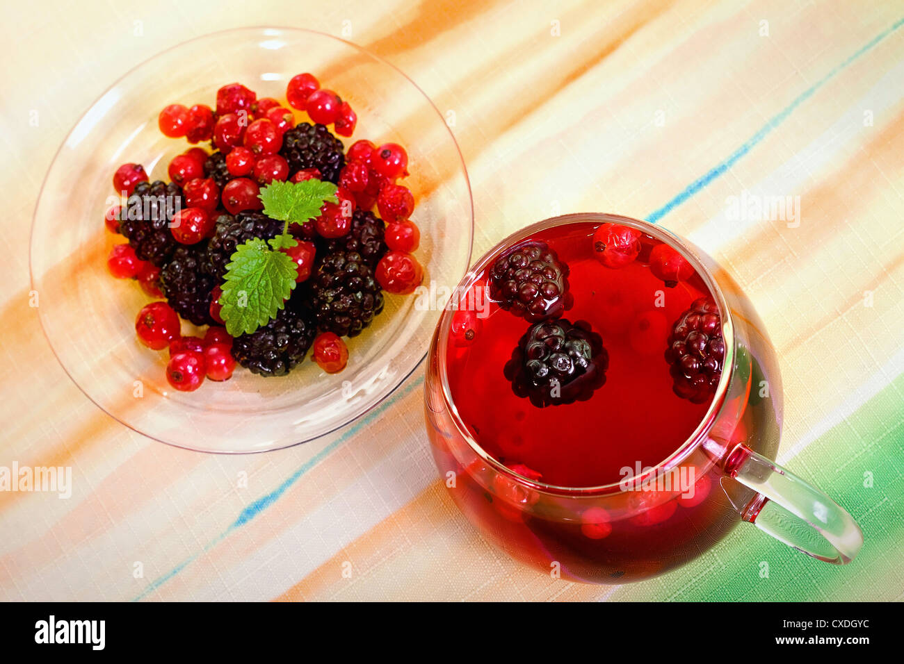 Infusion de fruits Banque D'Images