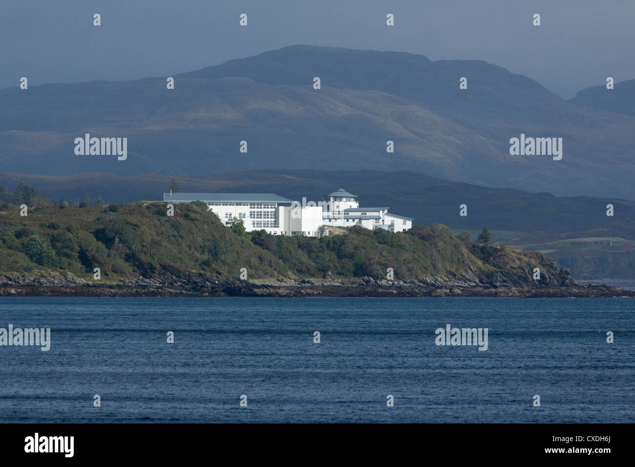Sabhal Mor Ostaig, National Centre for Gaelic Language and Culture, Sleat, Isle of Skye, Ecosse, UK Banque D'Images