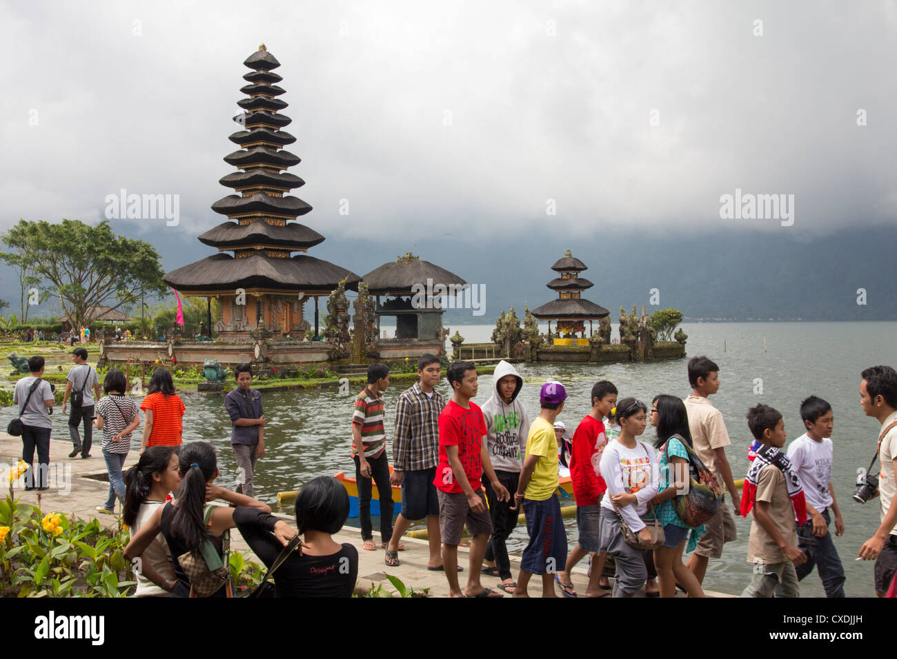 Pura Ulun Danu Bratan Temple (Hindu-Buddhist) - Candi Kuning - Bali - Indonésie Banque D'Images