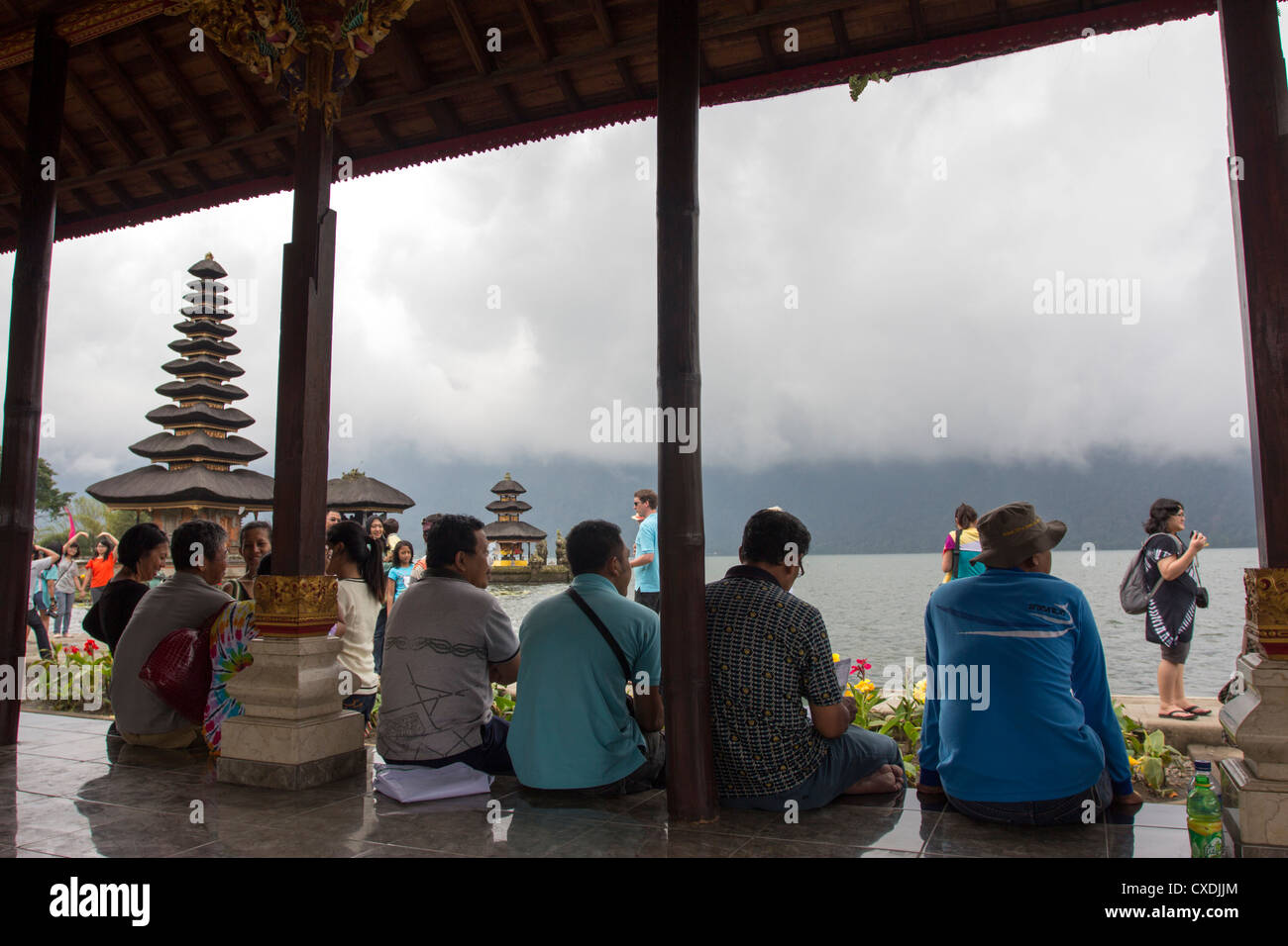 Pura Ulun Danu Bratan Temple (Hindu-Buddhist) - Candi Kuning - Bali - Indonésie Banque D'Images
