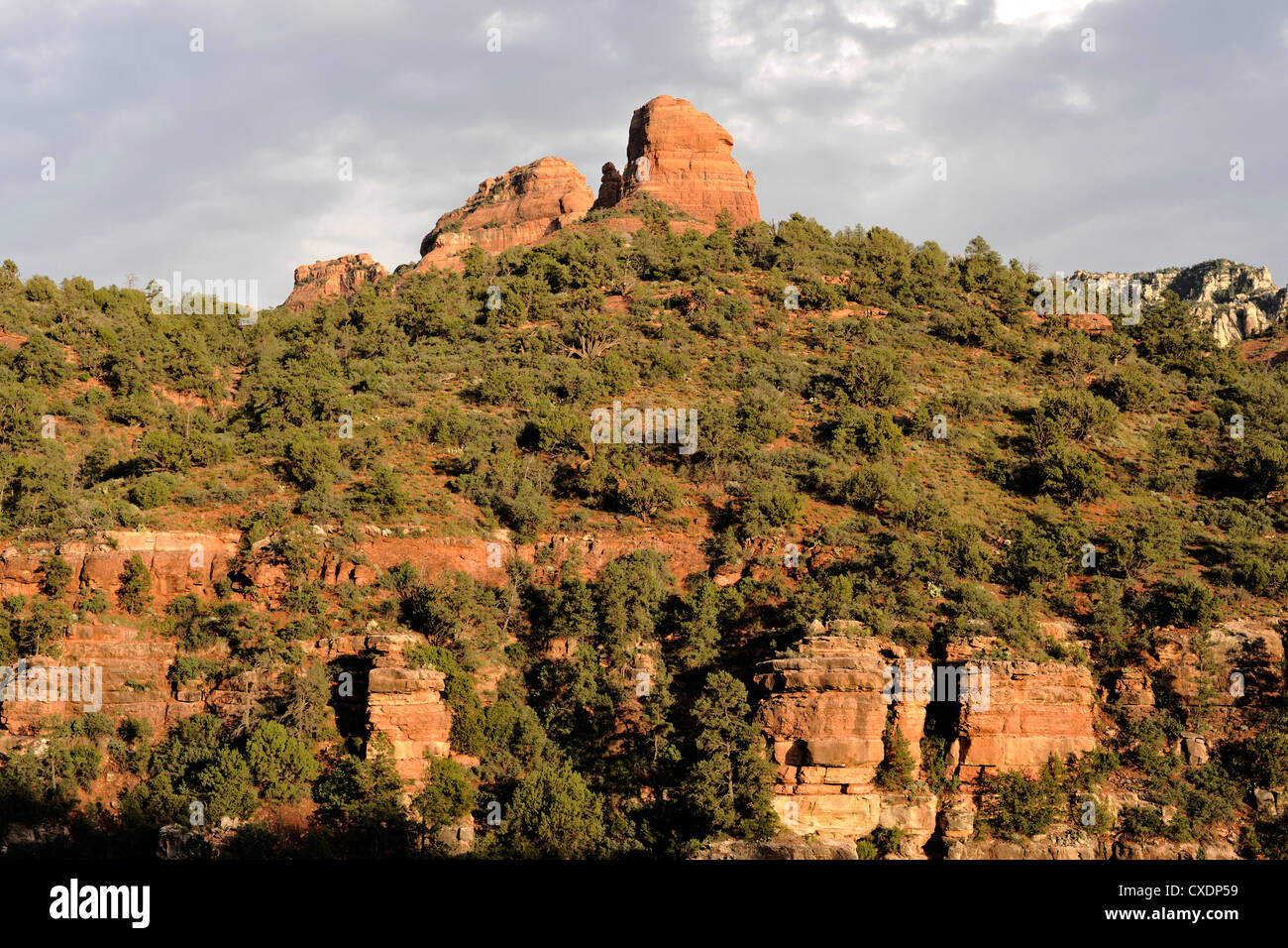 Les formations de roches rouges de Sedona, Arizona Banque D'Images