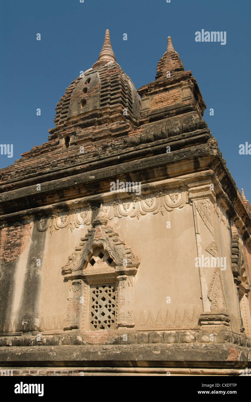 Temple Gubyaukgyi, Bagan (Pagan), le Myanmar (Birmanie), l'Asie Banque D'Images