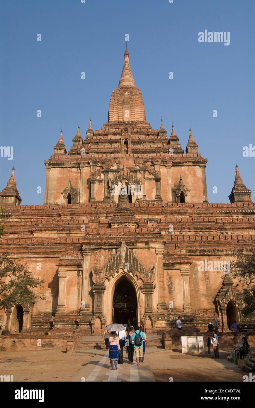 Htilominlo Pahto, Bagan (Pagan), le Myanmar (Birmanie), l'Asie Banque D'Images