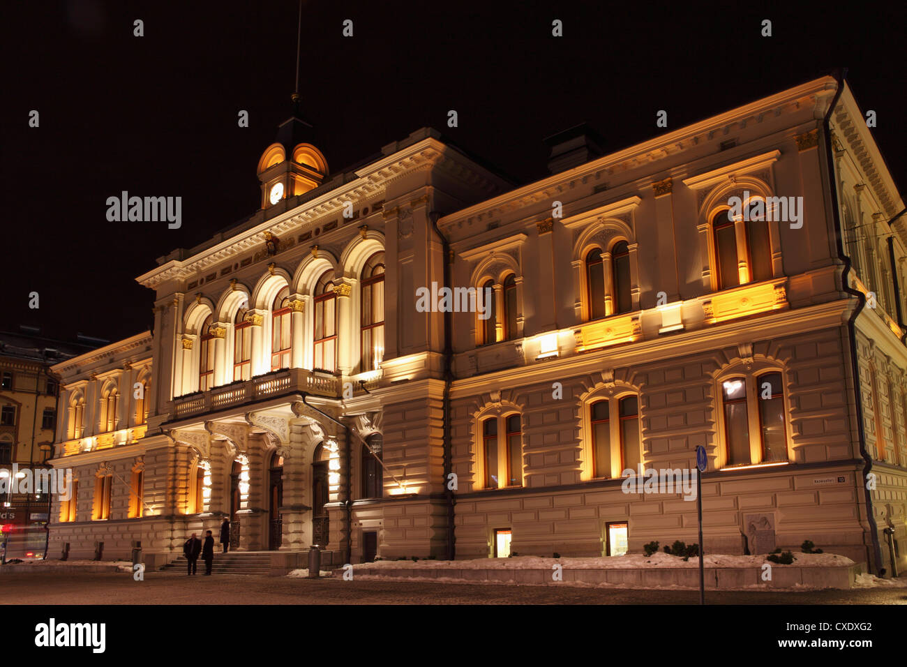La ville de Tampere Hall, de style néo-renaissance, Georg Schreck conçu et construit en 1890, Place Centrale (Keskustori), Tampere, Finlande Banque D'Images