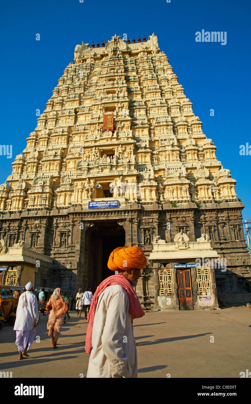 Sri Ekambaranathar, Kanchipuram, Tamil Nadu, Inde, Asie Banque D'Images