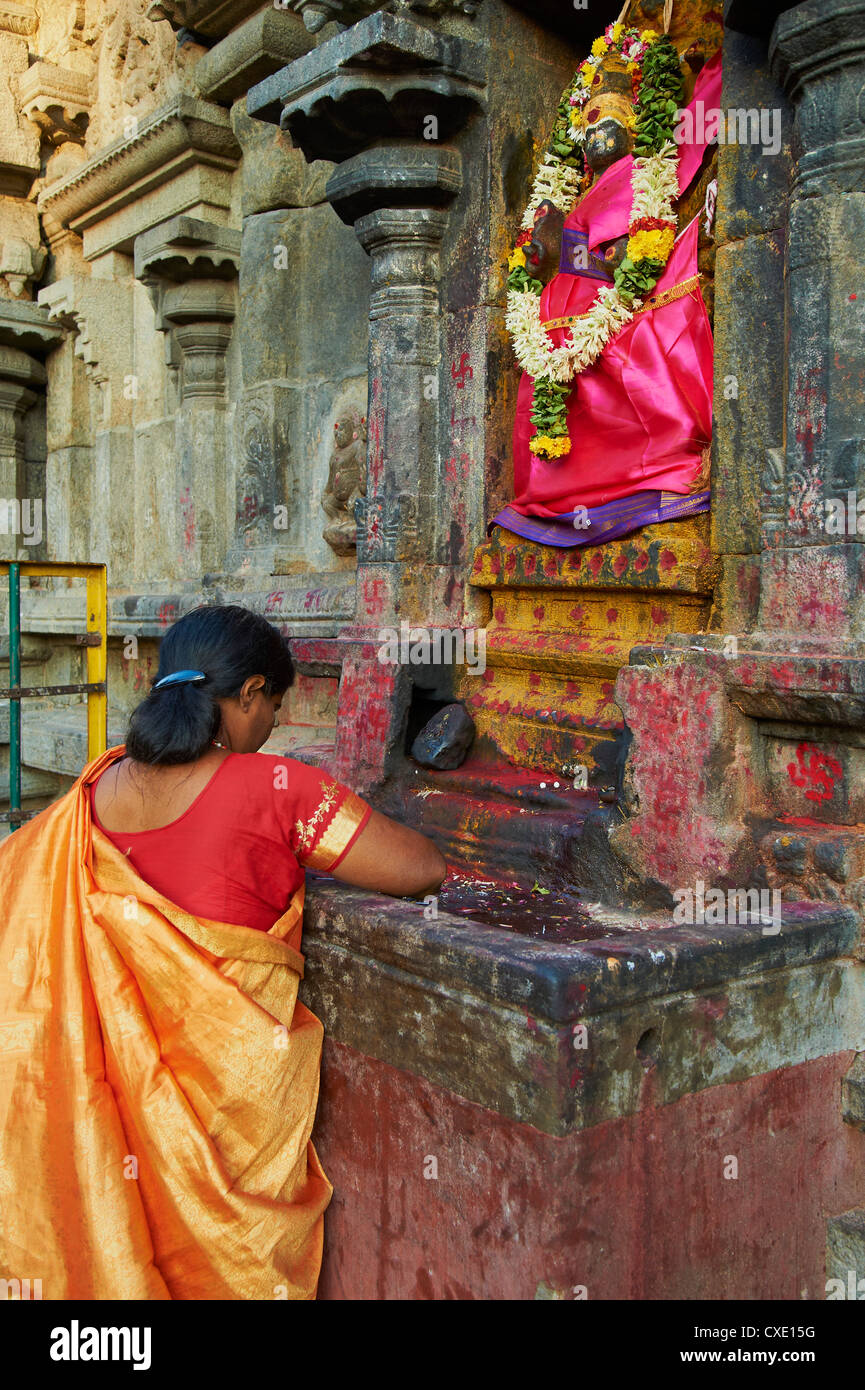 Temple Arunachaleswar, Tiruvannamalai, Tamil Nadu, Inde, Asie Banque D'Images