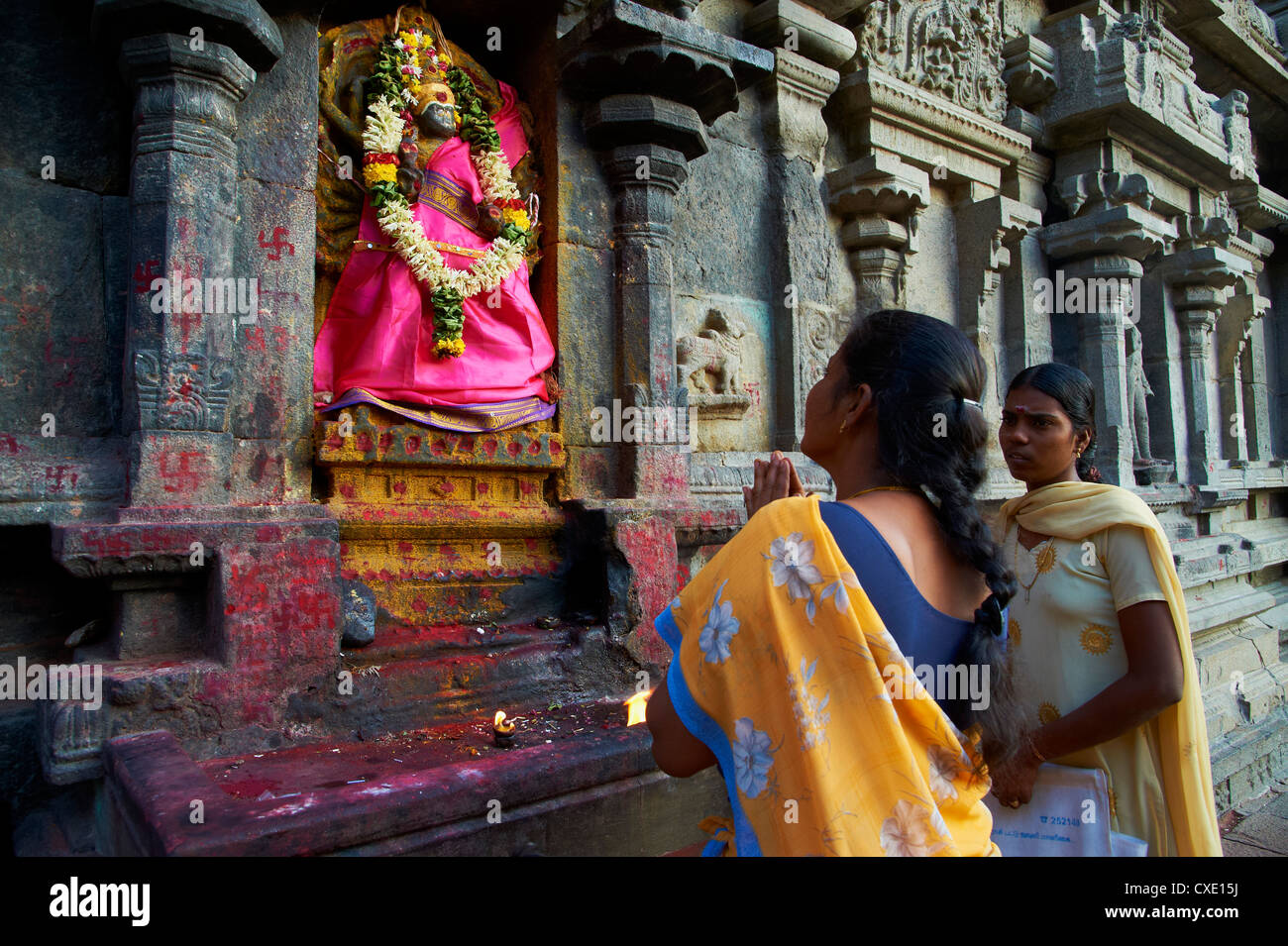 Temple Arunachaleswar, Tiruvannamalai, Tamil Nadu, Inde, Asie Banque D'Images