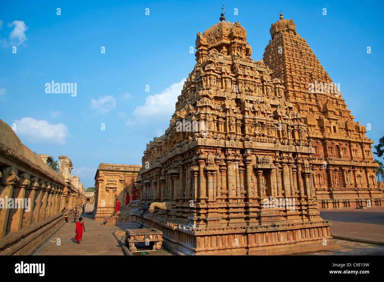 Bridhadishwara temple, UNESCO World Heritage Site, Thanjavur (Tanjore), Tamil Nadu, Inde, Asie Banque D'Images
