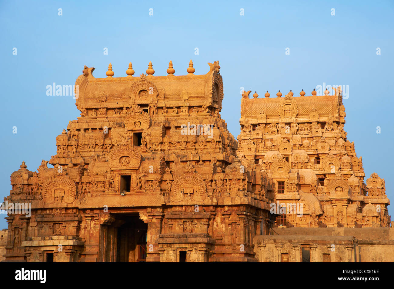 Bridhadishwara temple, UNESCO World Heritage Site, Thanjavur (Tanjore), Tamil Nadu, Inde, Asie Banque D'Images