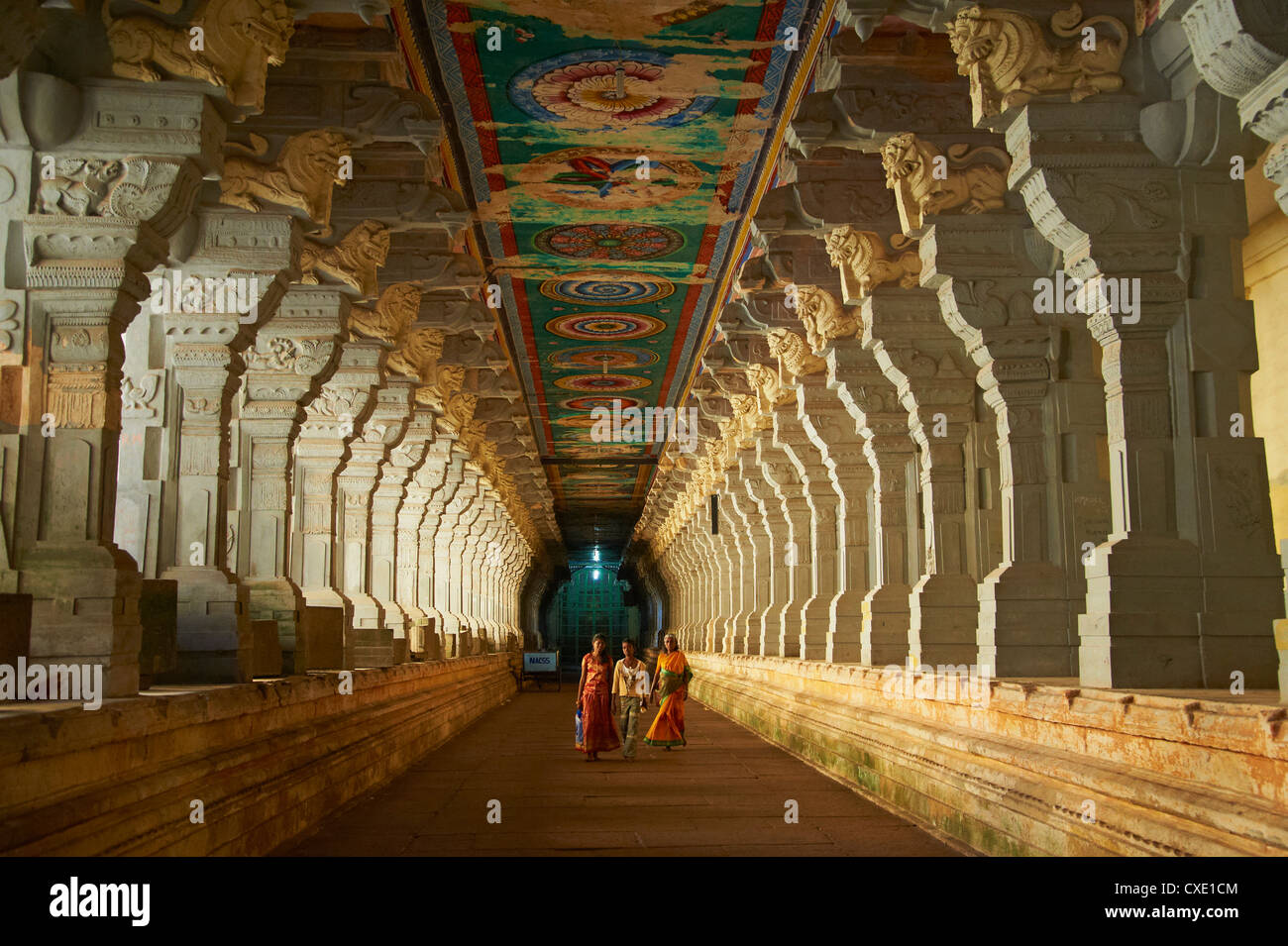 Ramanatha Swami, Rameswaram, Tamil Nadu, Inde, Asie Banque D'Images