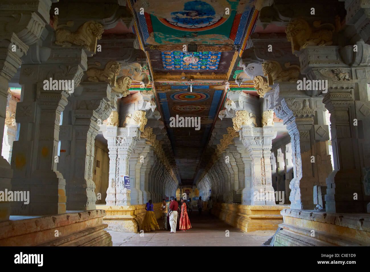 Ramanatha Swami, Rameswaram, Tamil Nadu, Inde, Asie Banque D'Images