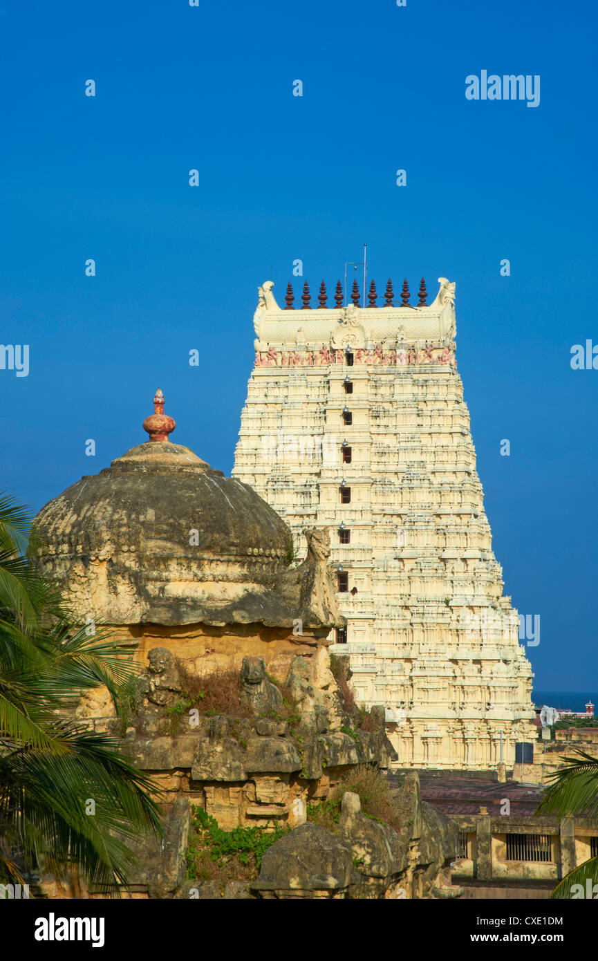 Ramanatha Swami, Rameswaram, Tamil Nadu, Inde, Asie Banque D'Images