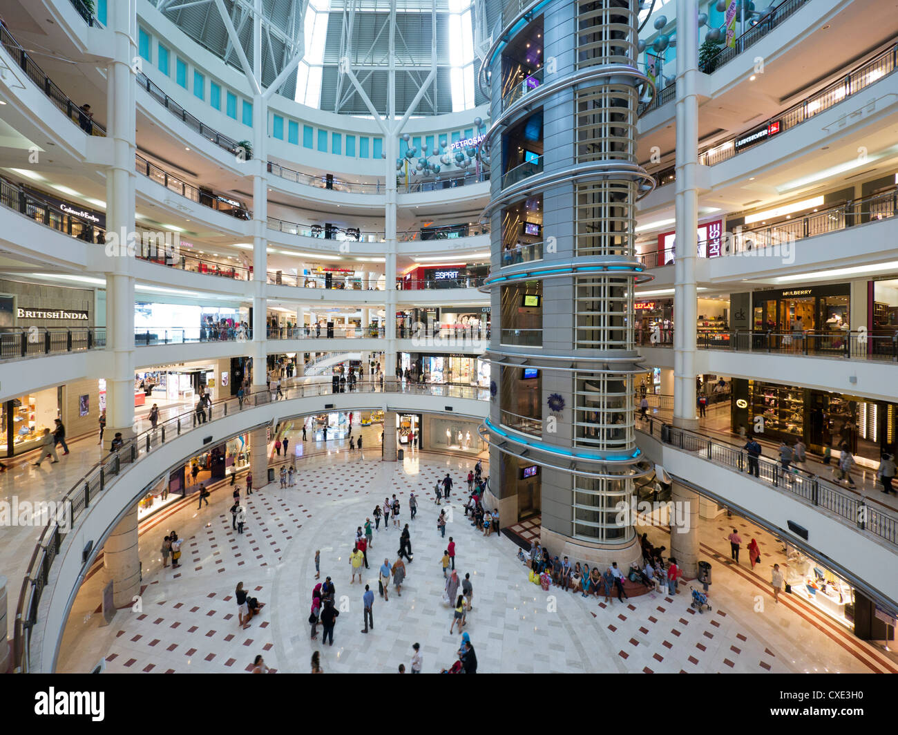 Intérieur du centre commercial, Kuala Lumpur, Malaisie Banque D'Images