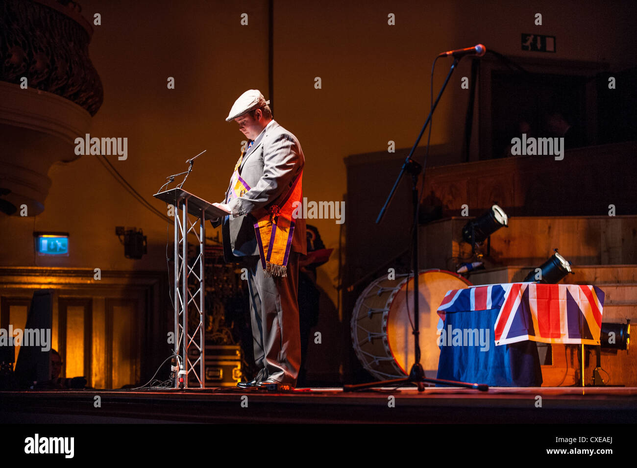 L'âme d'une nation de concert, à Belfast's Ulster Hall marquant le centenaire de l'Alliance de l'Ulster. Banque D'Images