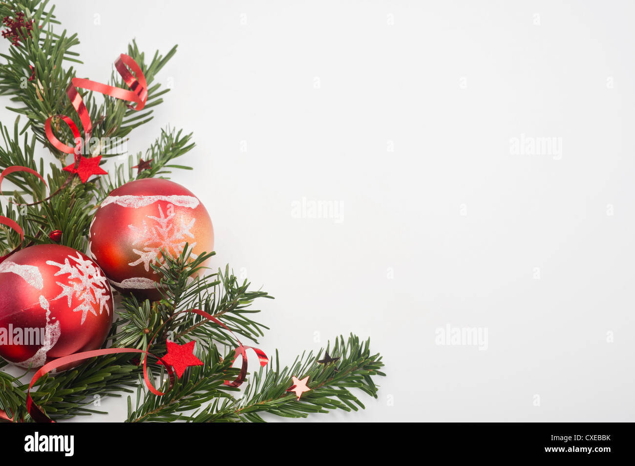 Décorations de Noël Banque D'Images