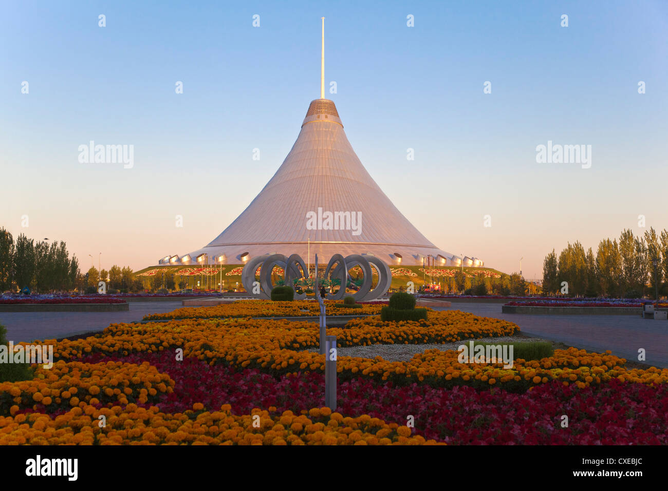 Khan Shatyr centre de shopping et de divertissement, Astana, Kazakhstan, en Asie centrale, Asie Banque D'Images