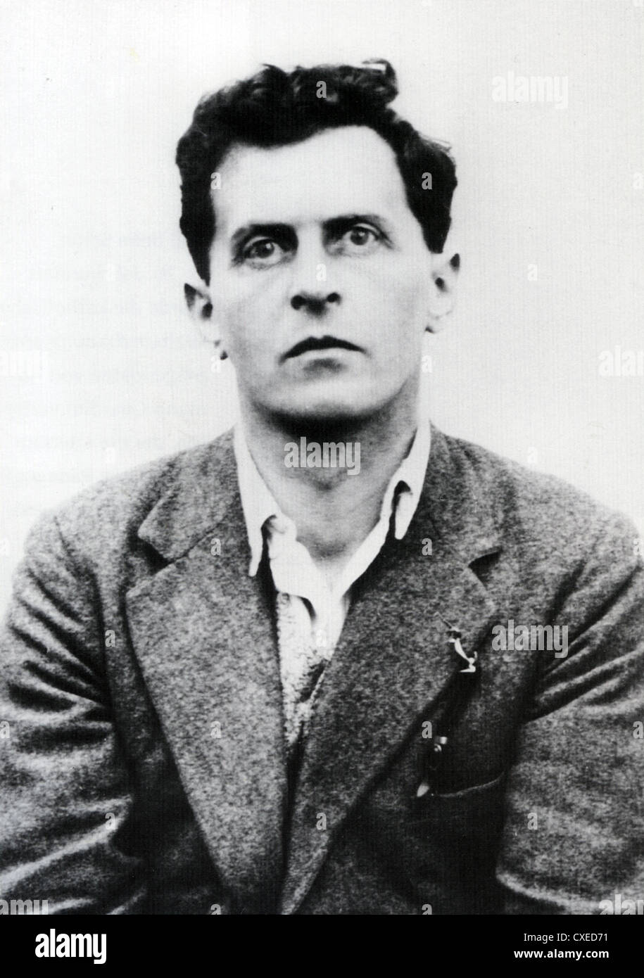 LUDWIG WITTGENSTEIN (1889-1951) Philosophe anglo-autrichien Banque D'Images