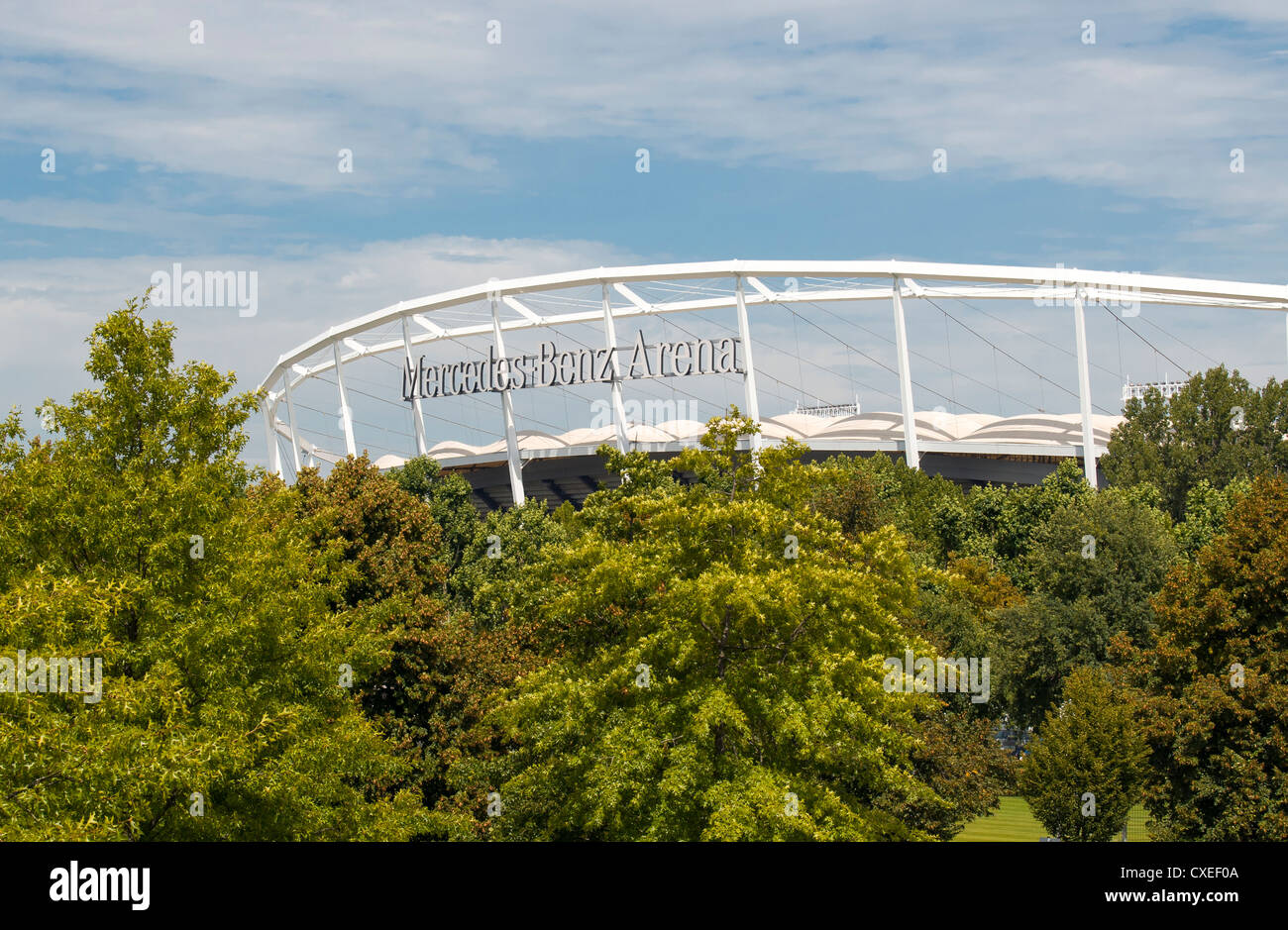 Mercedes-Benz Arena, Stuttgart, Allemagne Banque D'Images