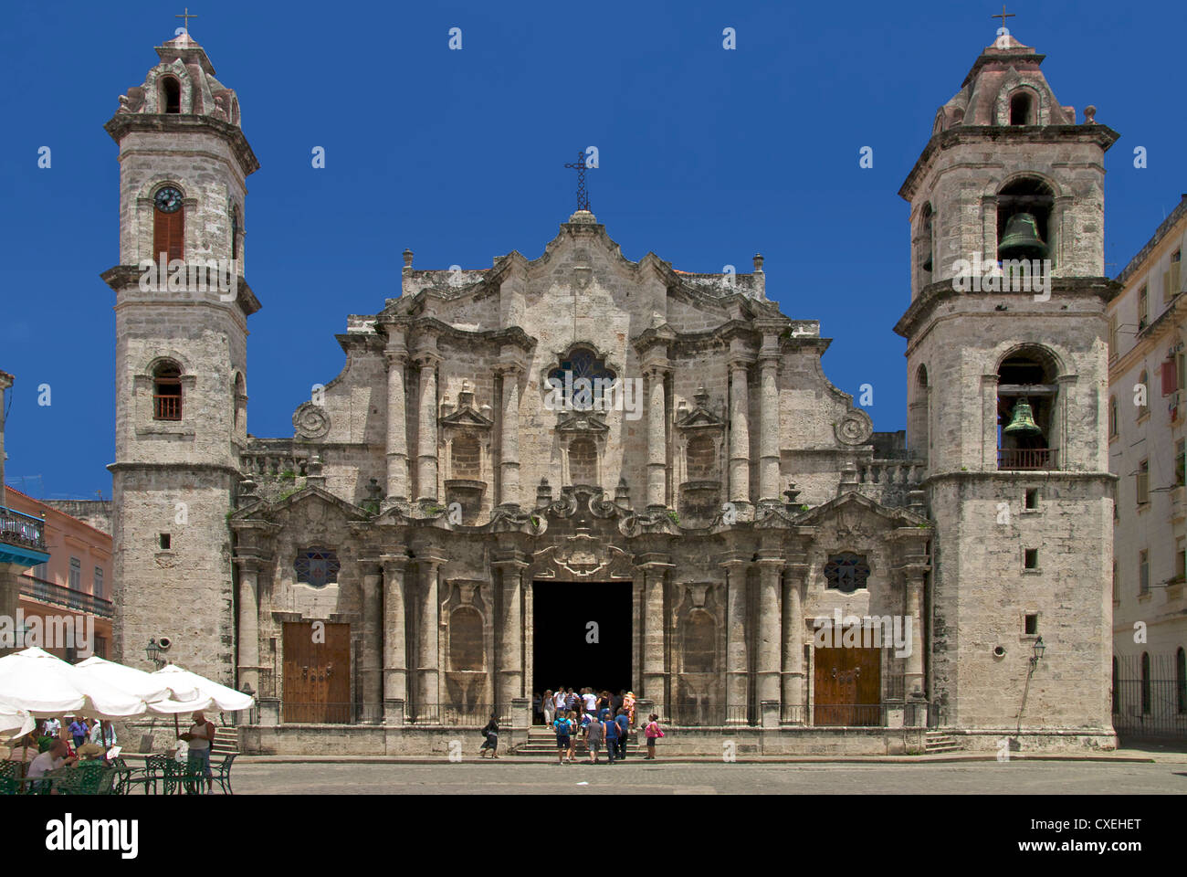 La Cathédrale de La Havane Banque D'Images