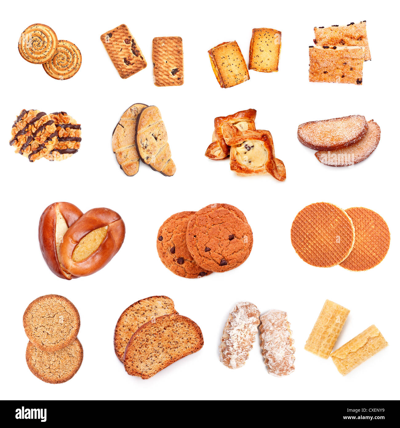 Sweet Collection Boulangerie Banque D'Images