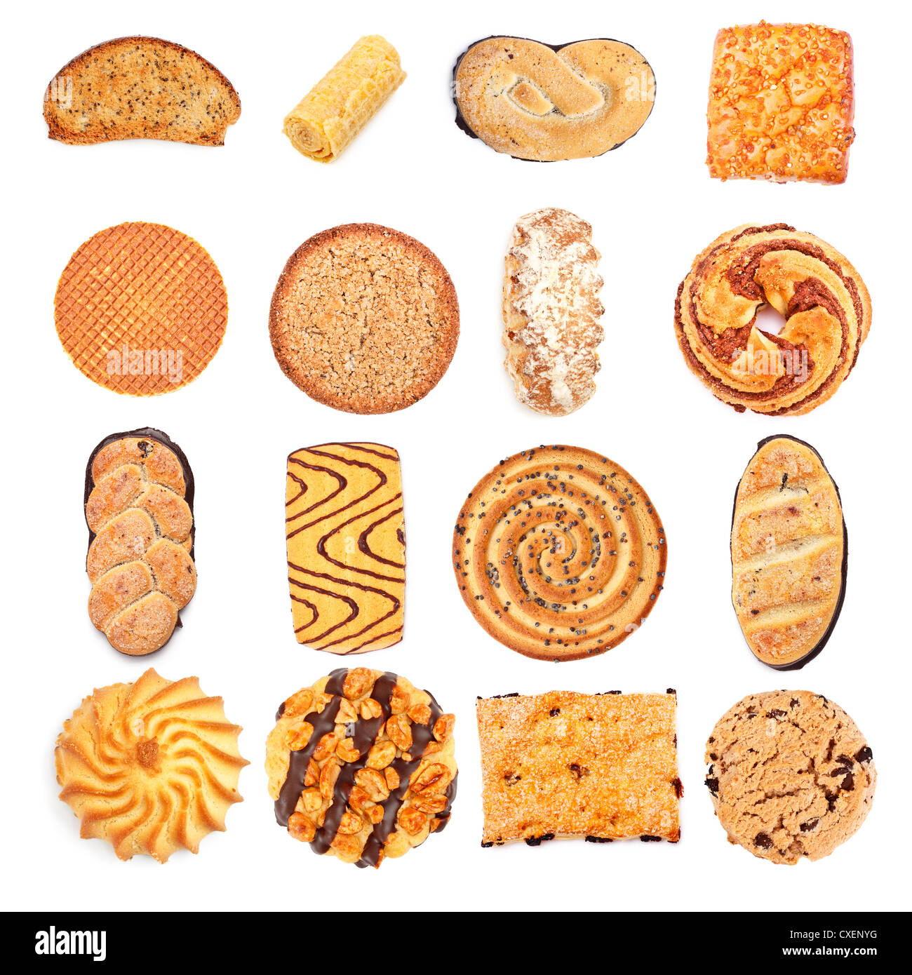 Sweet Collection Boulangerie Banque D'Images