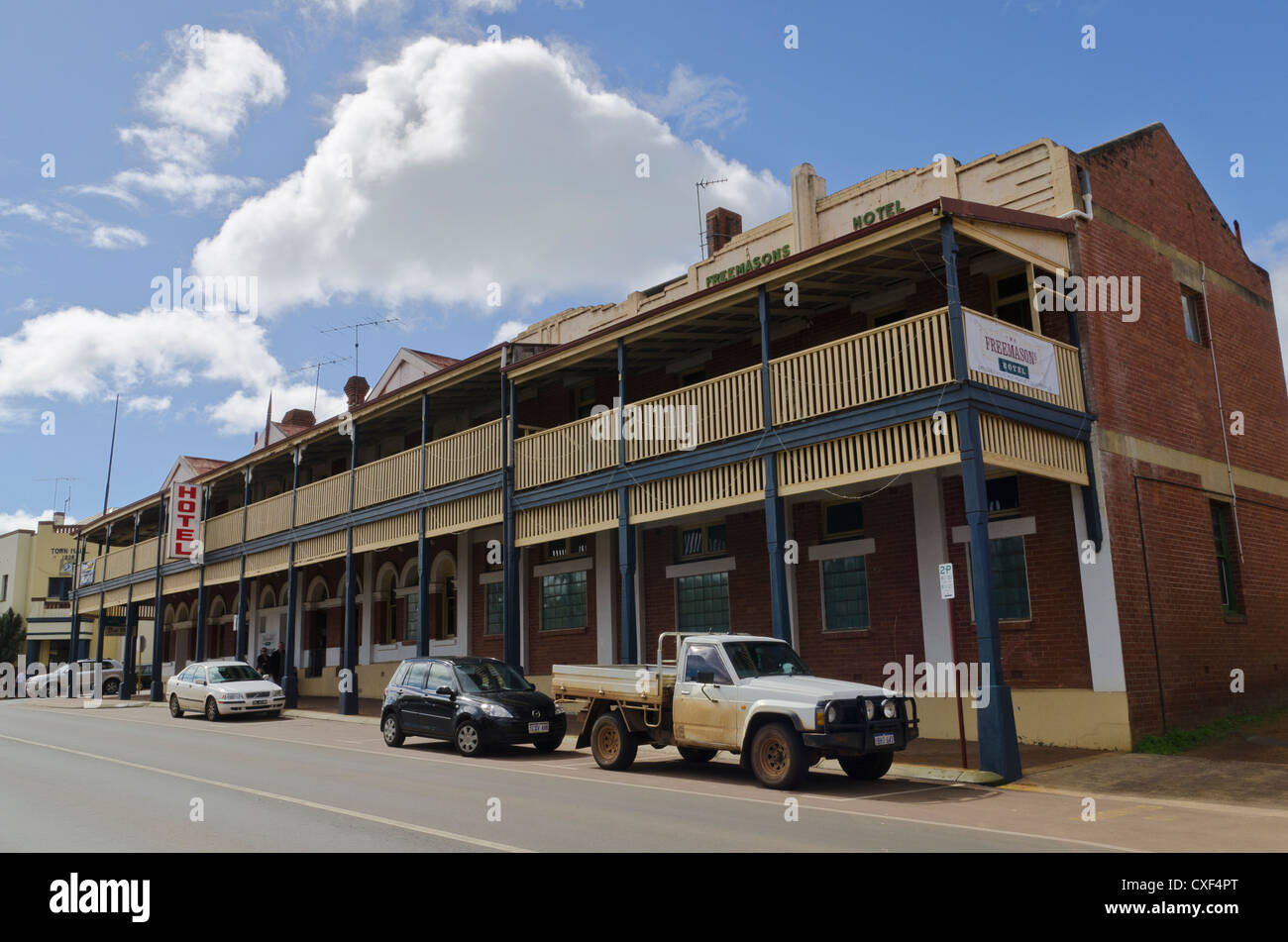 Hotel du franc-maçon, Bridgetown, à l'ouest de l'Australie Banque D'Images