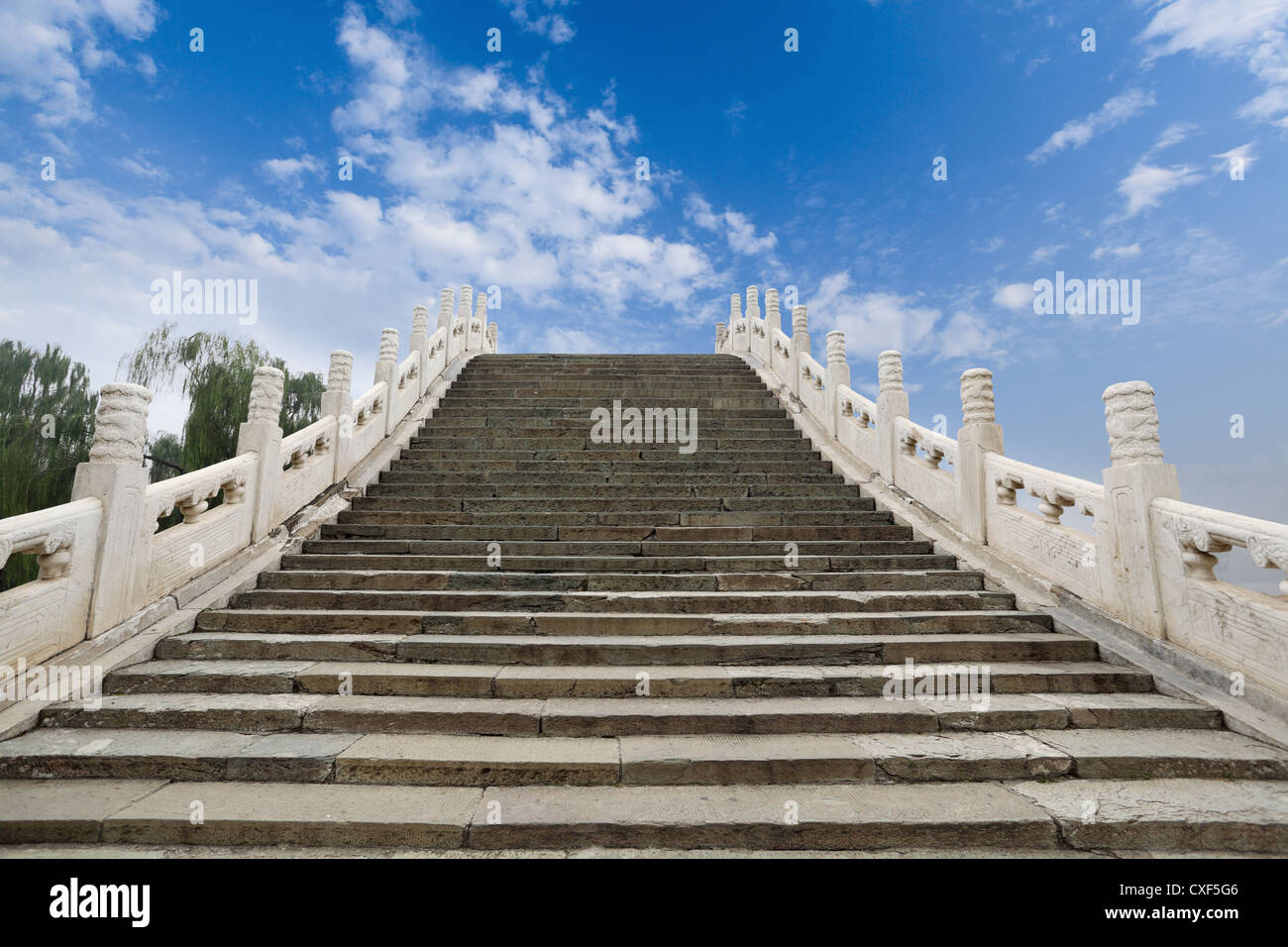 Pont en arc de pierre Banque D'Images