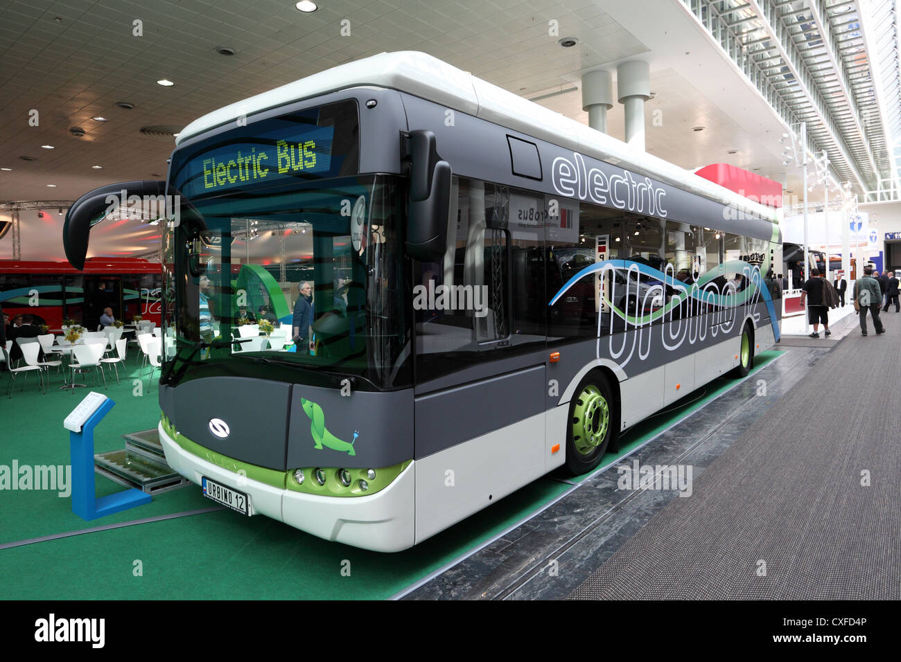 Nouveau Solaris Urbino 12 bus électriques à la du Salon International des Véhicules Utilitaires Banque D'Images