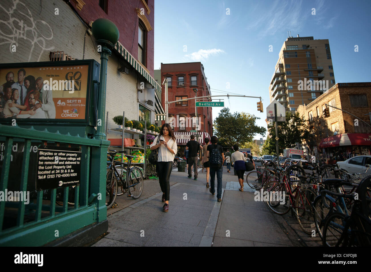 Bedford Avenue, Williamsburg, Brooklyn, New York City Banque D'Images