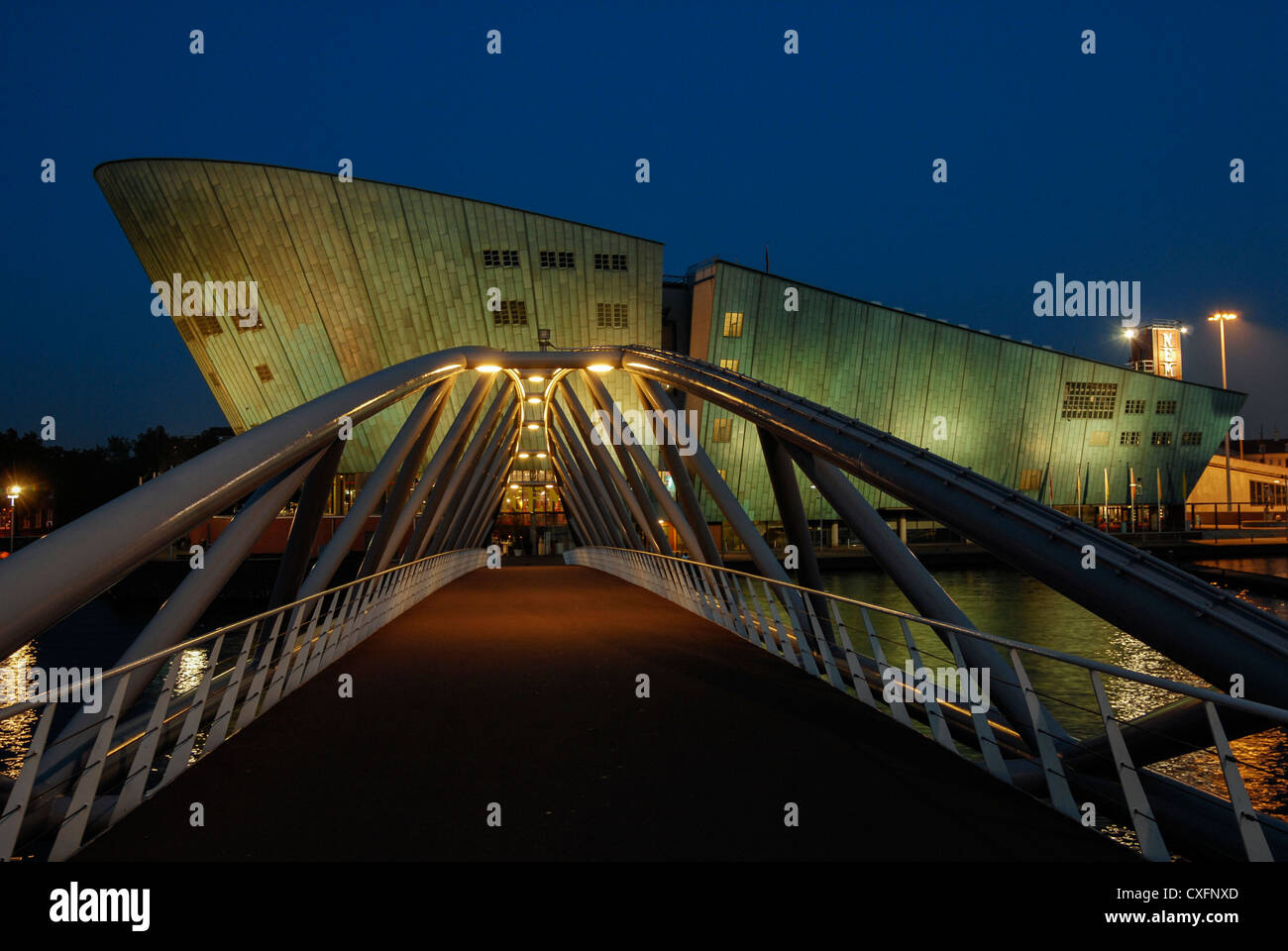 Amsterdam, Pays-Bas, le Centre des sciences NEMO par Renzo Piano Banque D'Images