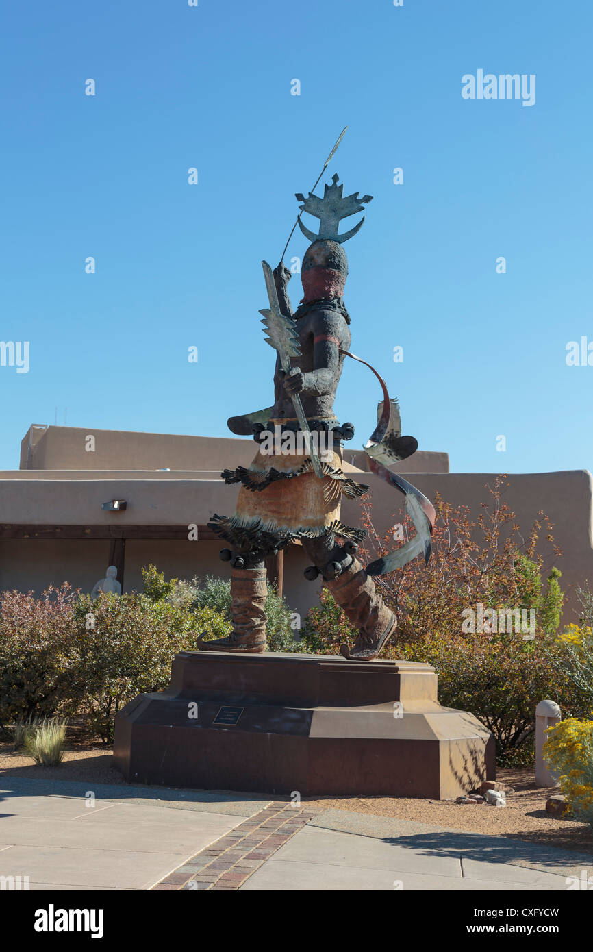 Museum of Indian Arts and Culture, Musée Hill, Santa Fe, Nouveau Mexique Banque D'Images