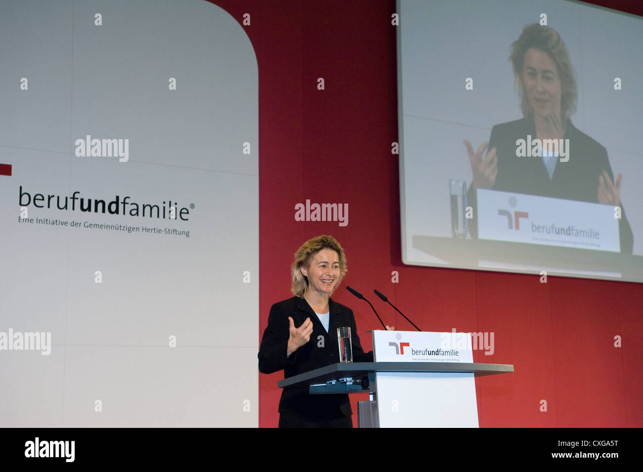 Mme Ursula von der Leyen (CDU), Berlin Banque D'Images