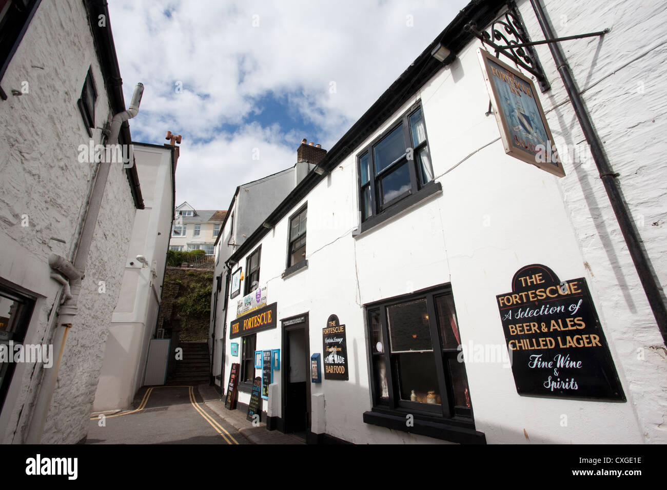 Les Fortescue Inn, rue Union, Salcombe, Devon, Angleterre, Royaume-Uni Banque D'Images