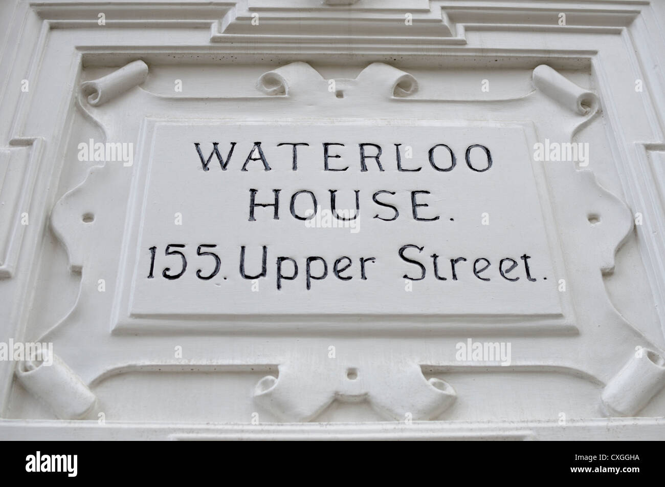 Waterloo House, 155 Upper Street, Islington, Londres, Angleterre Banque D'Images