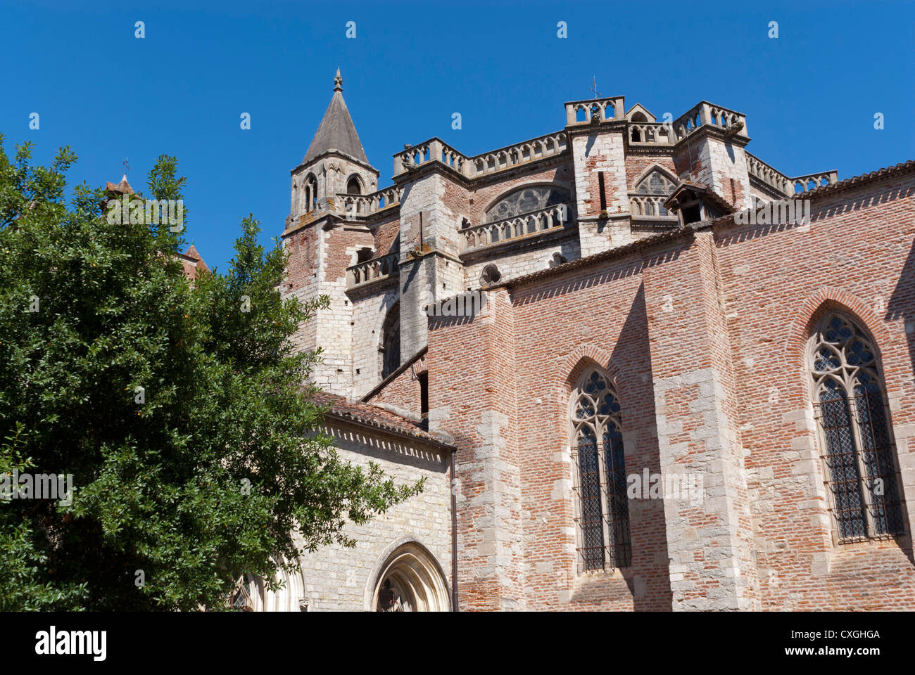 Cathédrale St Etienne, Cahors, Lot, France Banque D'Images