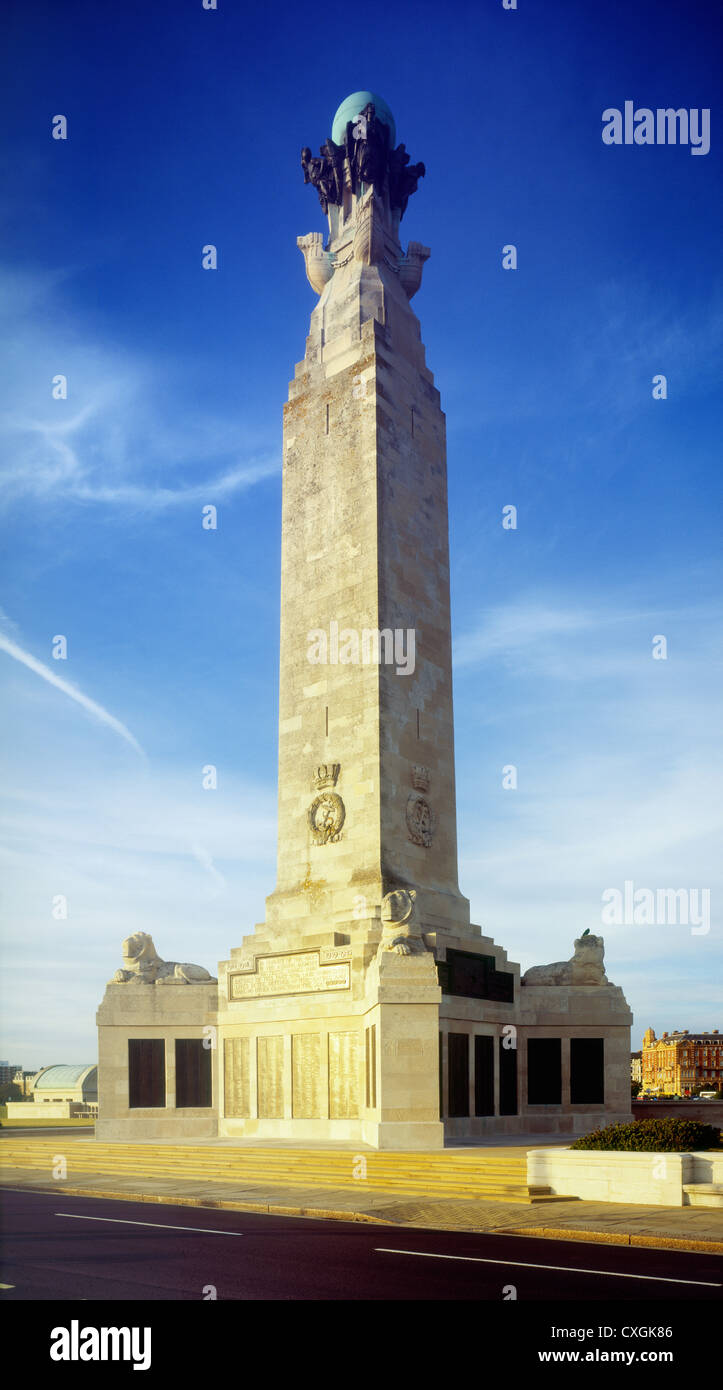 Portsmouth Naval Memorial, Clarence Parade Southsea. Banque D'Images