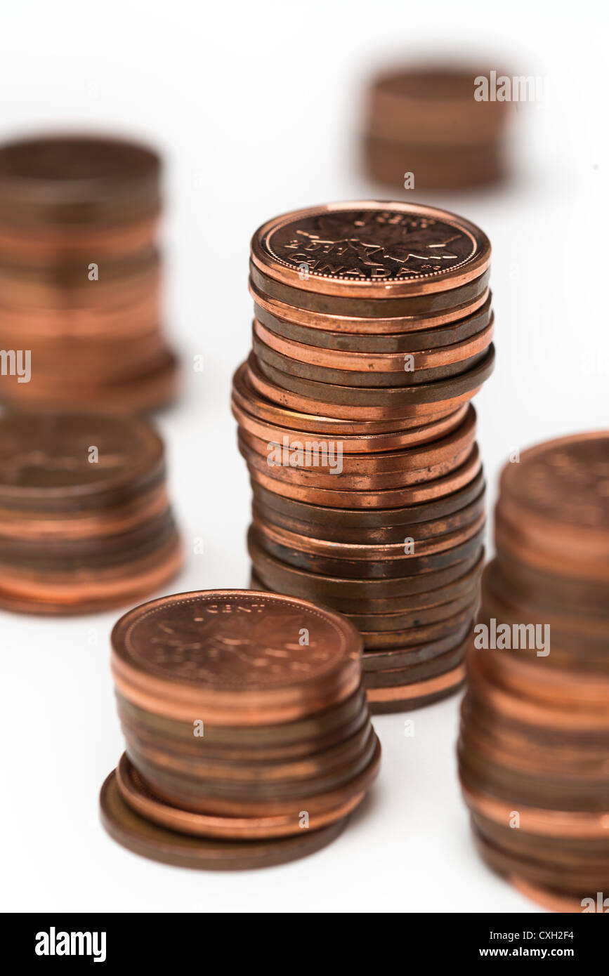 Canadian coin argent Banque D'Images