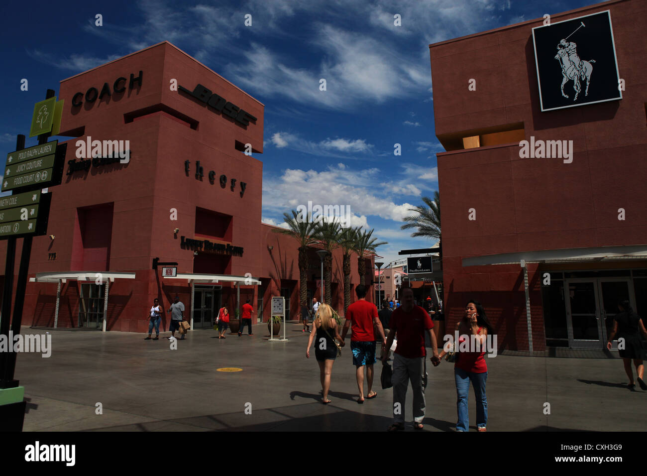 Las vegas premium outlets north shopping mall Banque de photographies