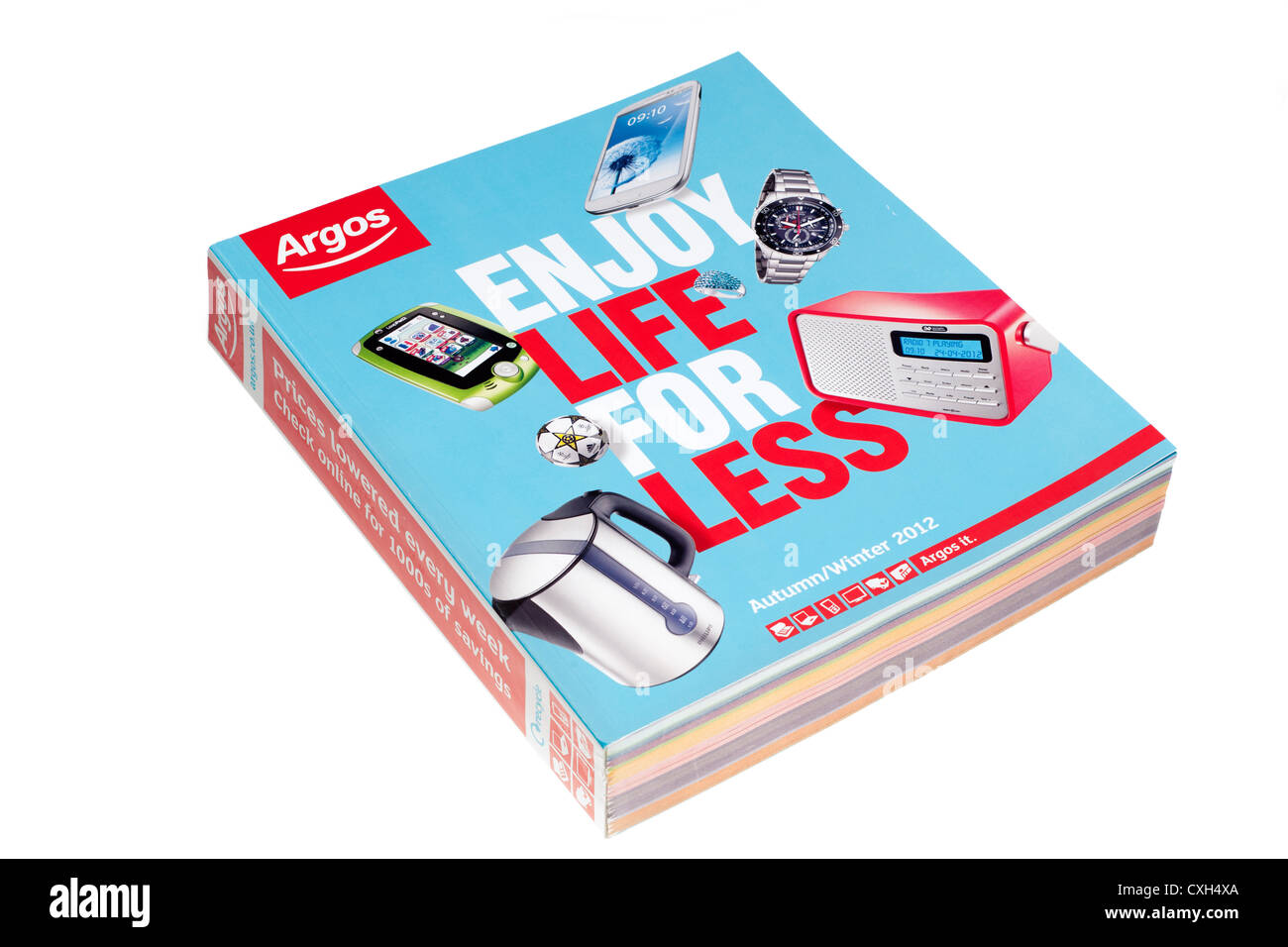 Magazine Argos pour l'automne et l'hiver 2012 Banque D'Images