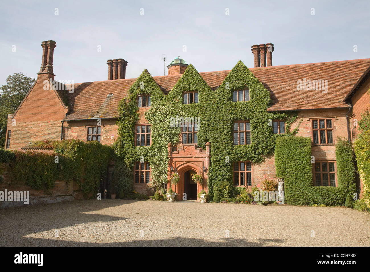 Manoir Tudor Woodhall Sutton Suffolk Angleterre utilisé comme salle de mariage Banque D'Images